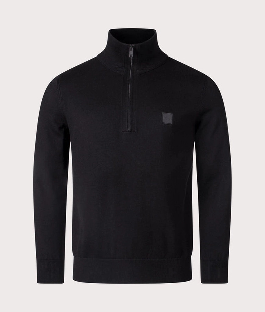 Hugo Boss Mens Kanobix Quarter Zip Jumper